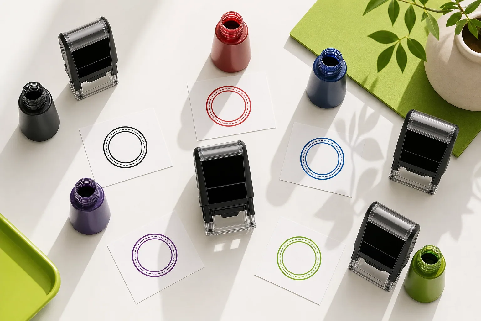 Stamp Pad Colors and Ink Selection Guide