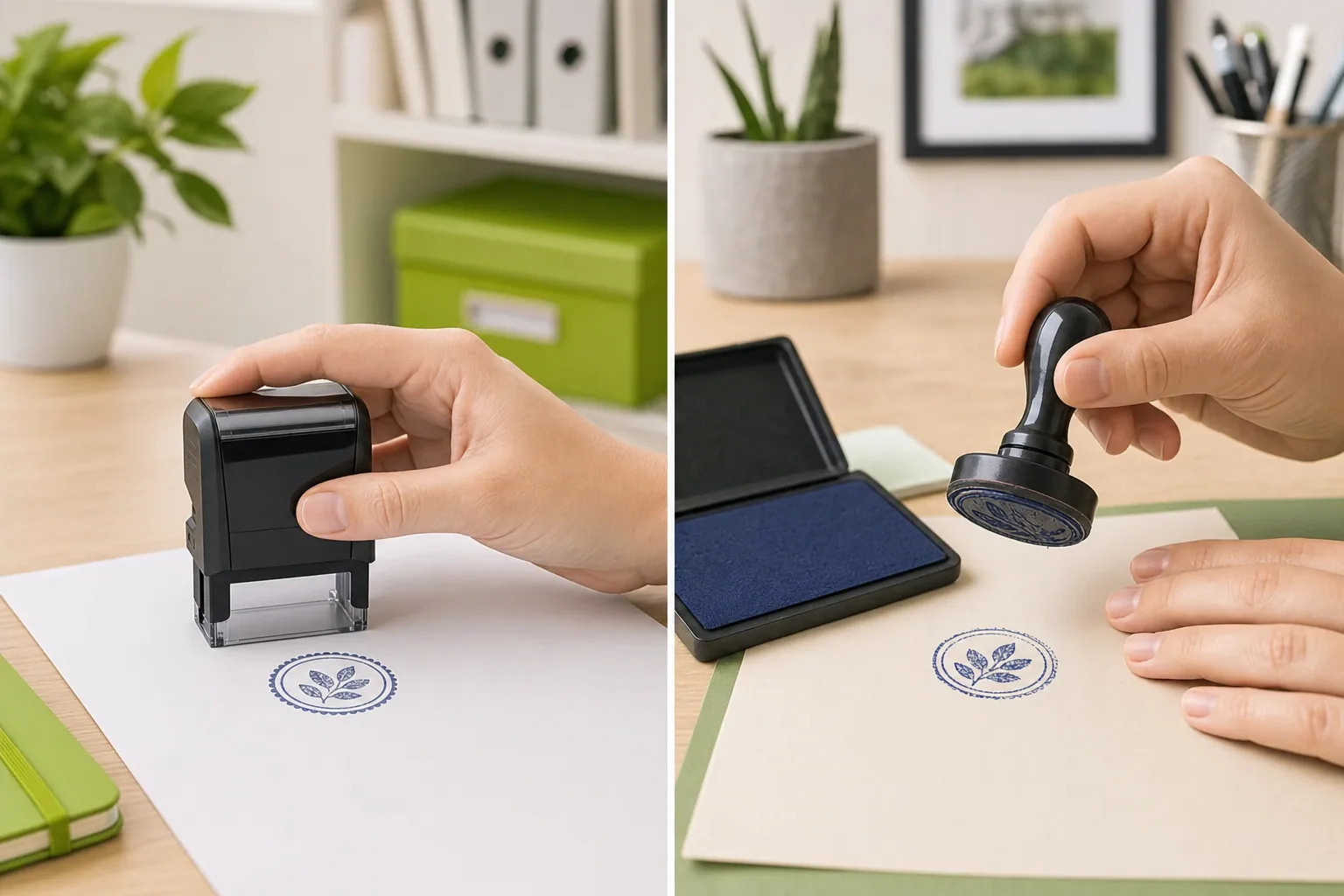 Self-Inking Stamps vs Traditional Pads