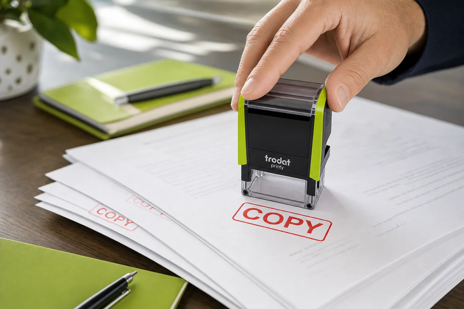 Copy Stamp for Document Management