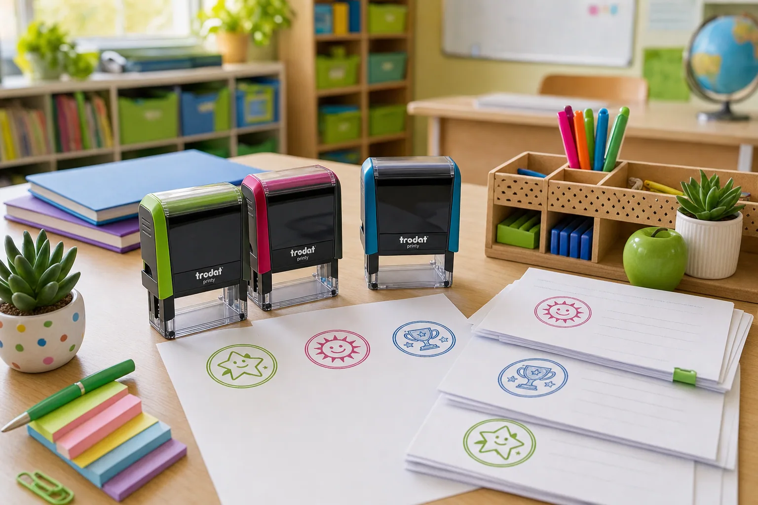 Teacher Stamps for Classroom Organization