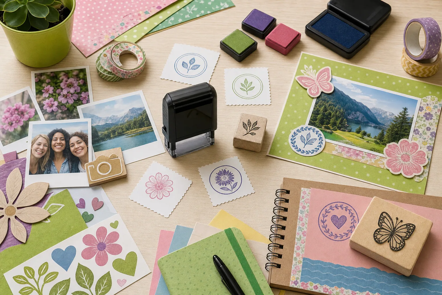 Personalized Stamps for Craft and Scrapbooking