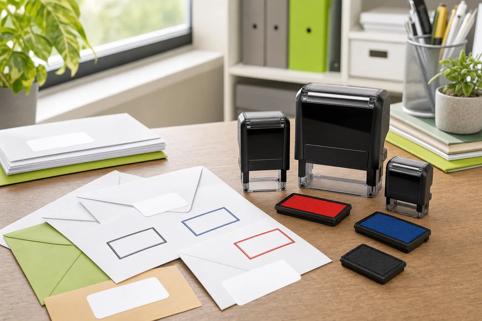 Custom Mailing Stamps for Envelopes and Labels