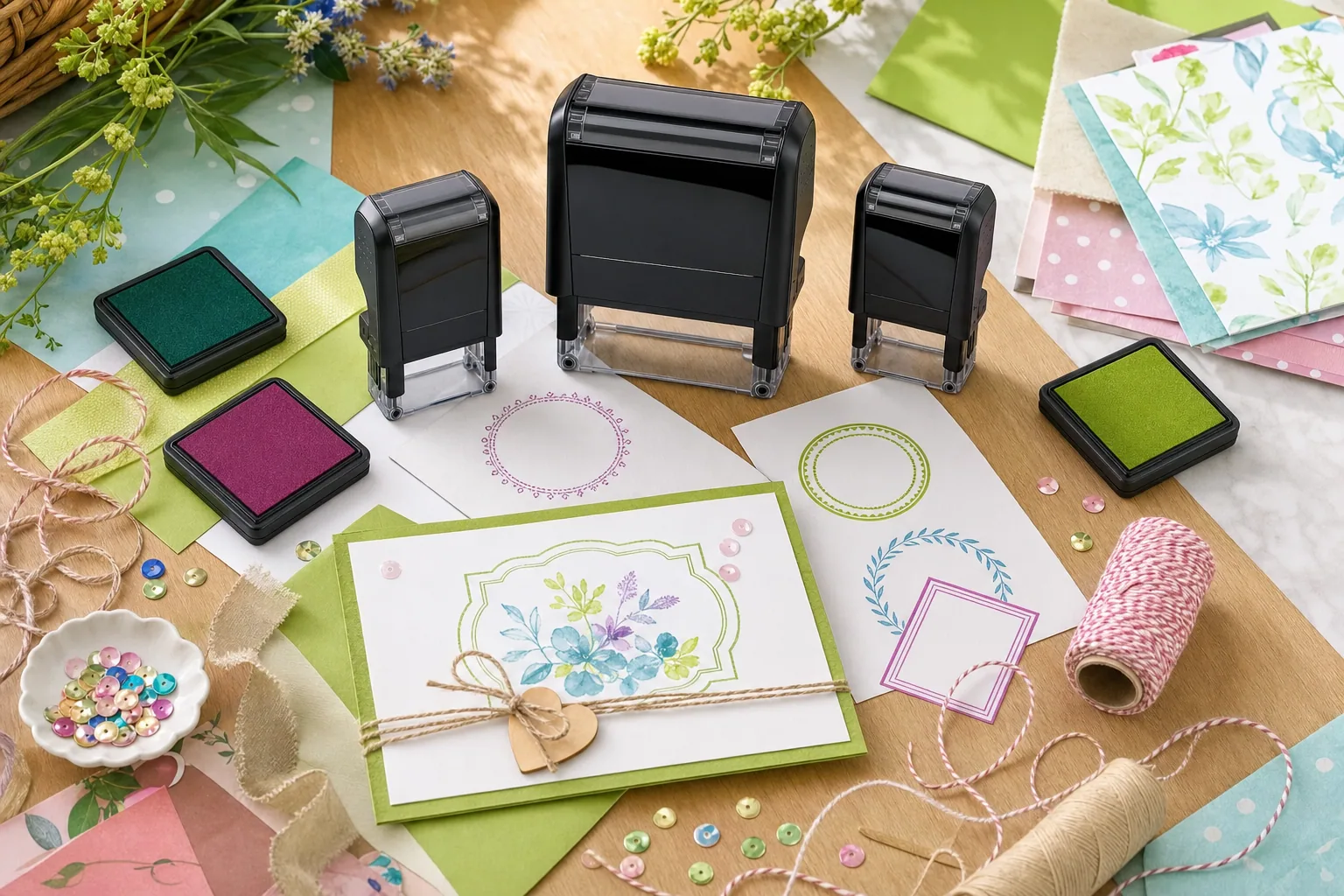 Rubber Stamps for Arts and Craft Projects