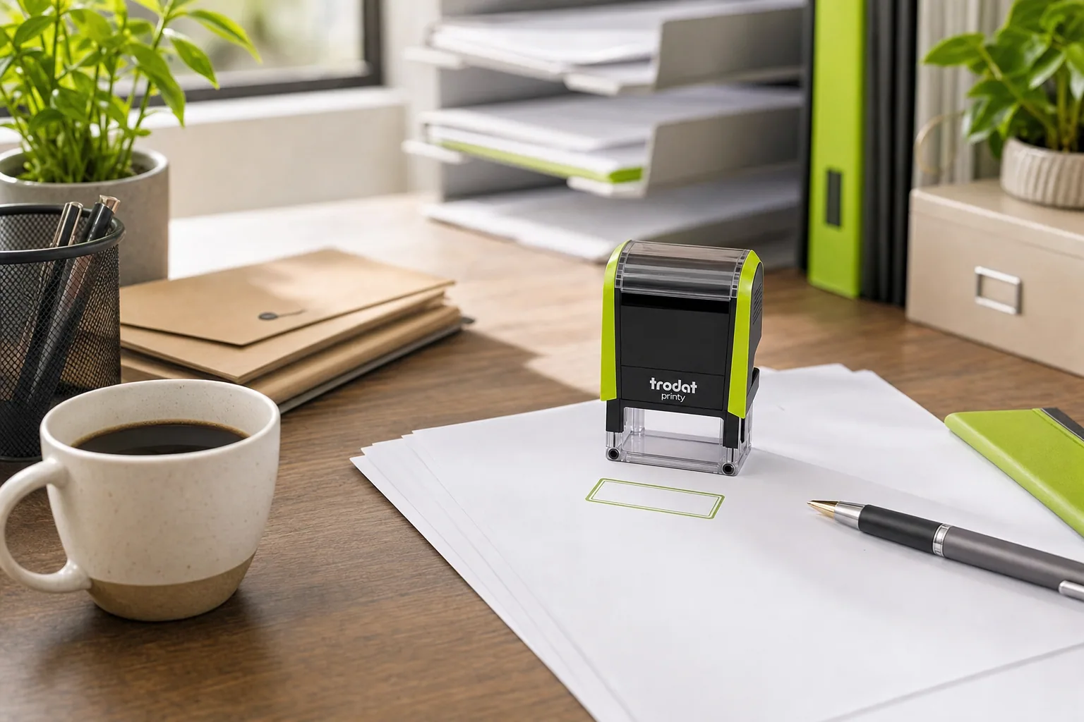 Self-Inking Stamps for Home Office Setup