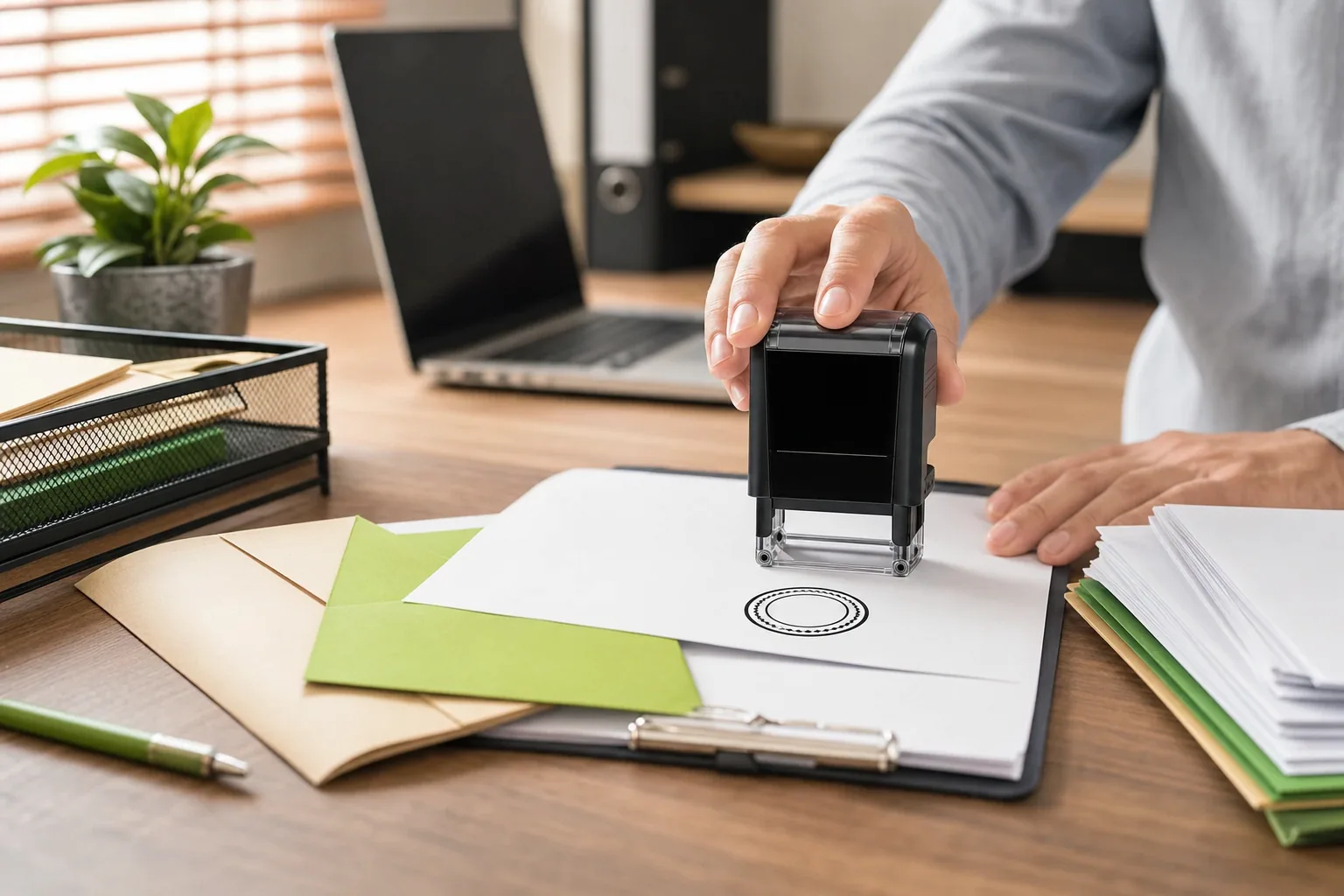 Self-Inking Stamps for Busy Professionals