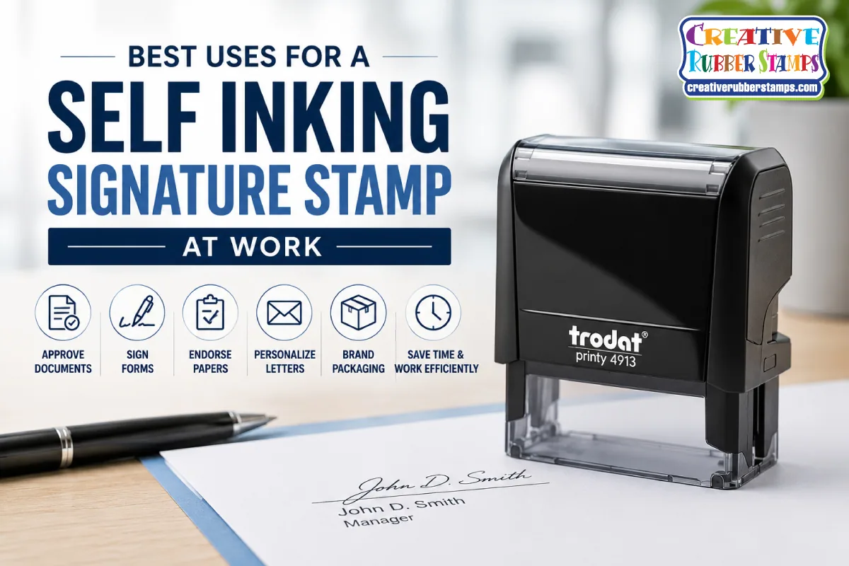 Best Uses for a Self Inking Signature Stamp at Work