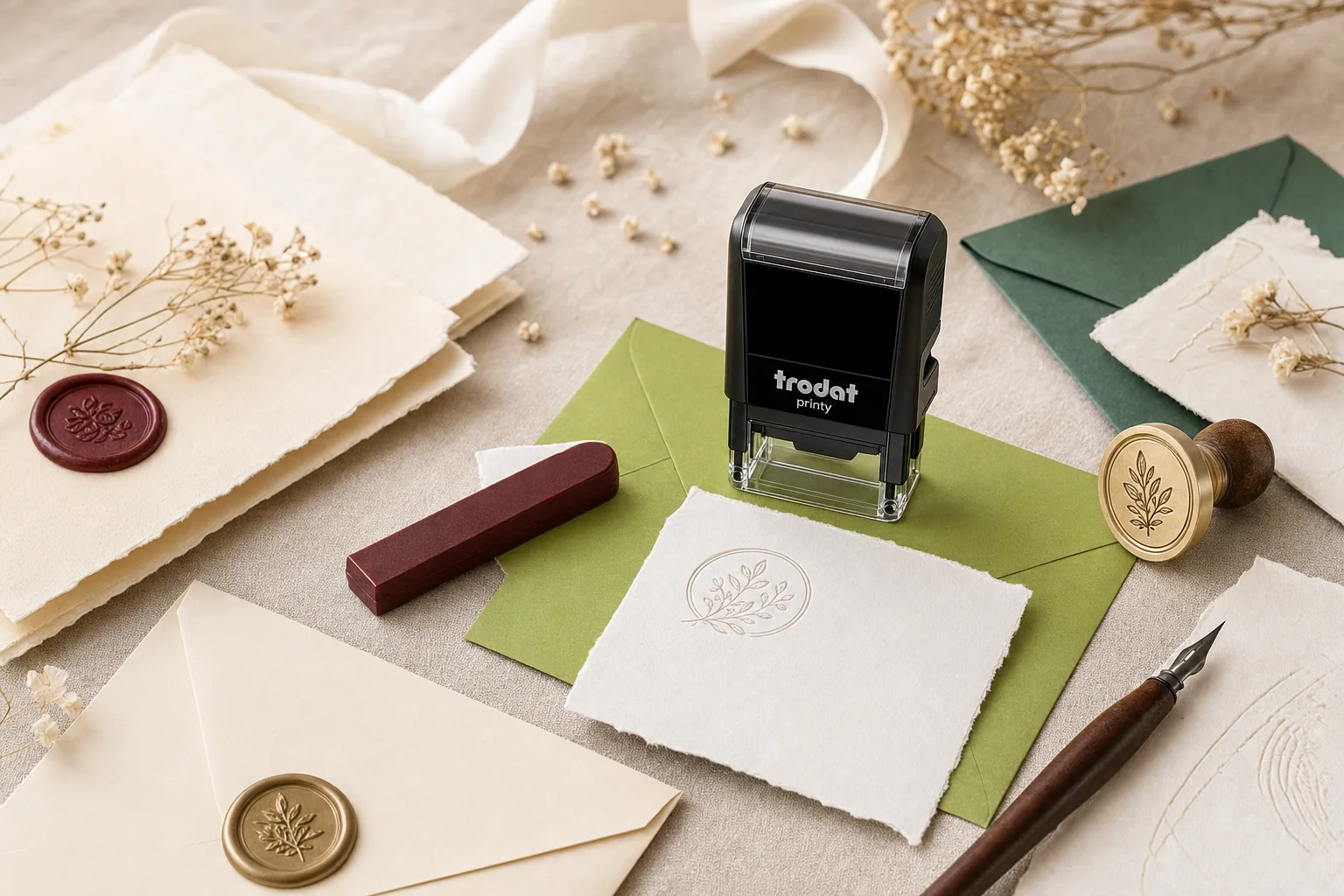 Wedding Invitation Stamps and Wax Seal Designs