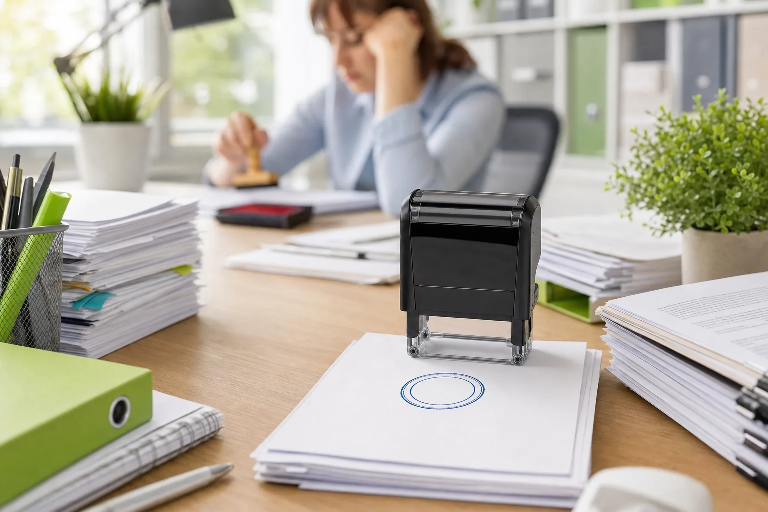 Self-Inking vs Manual Stamps for High Volume Work
