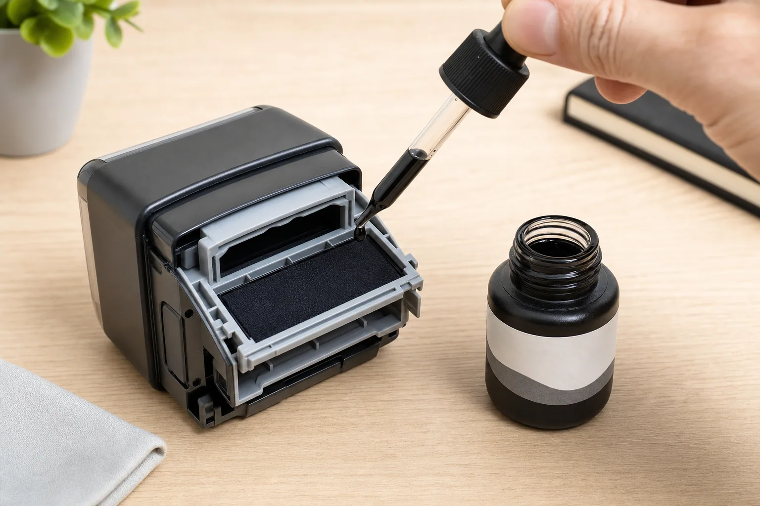 How to Refill a Self-Inking Stamp Correctly