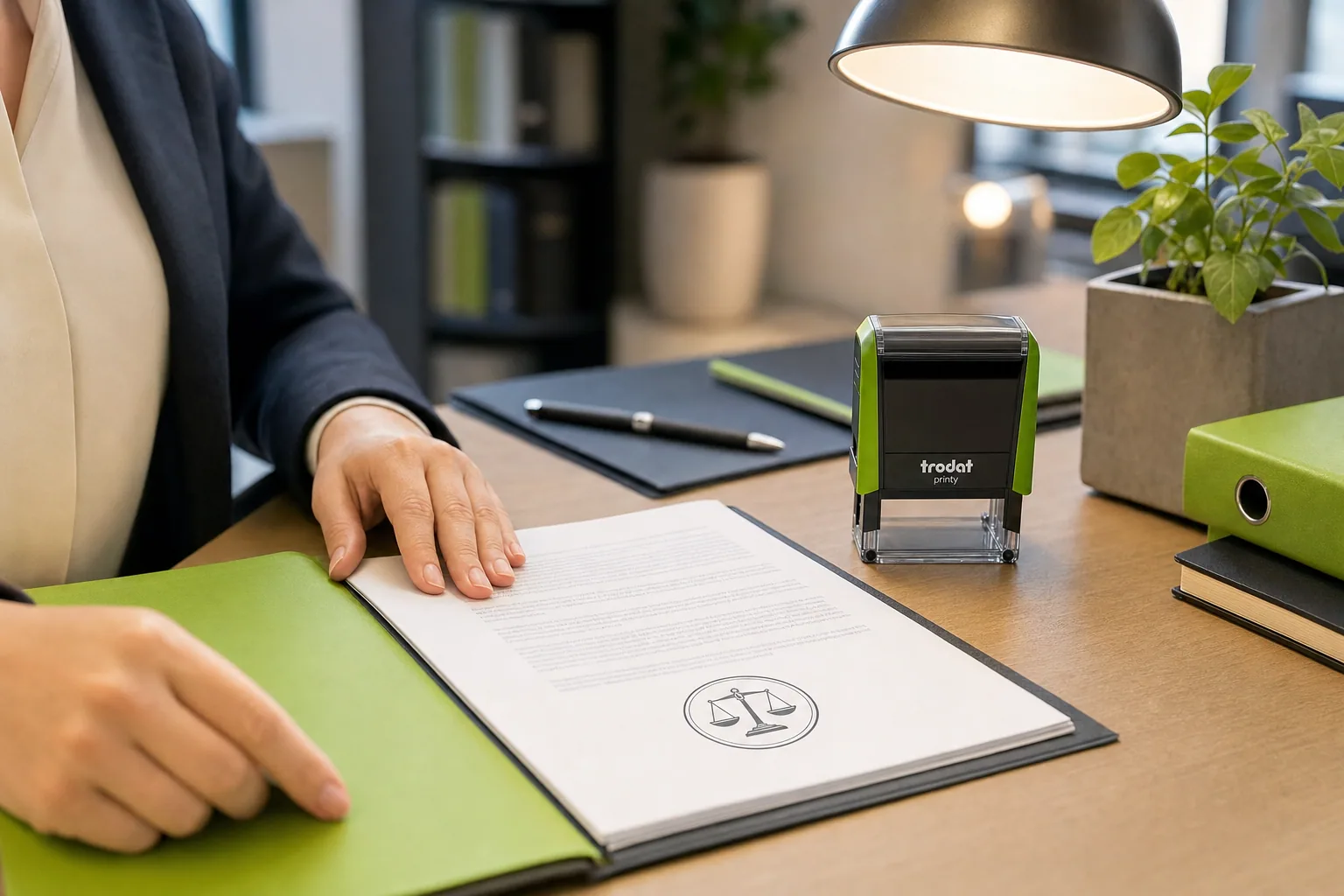 Signature Stamp for Contracts and Legal Documents