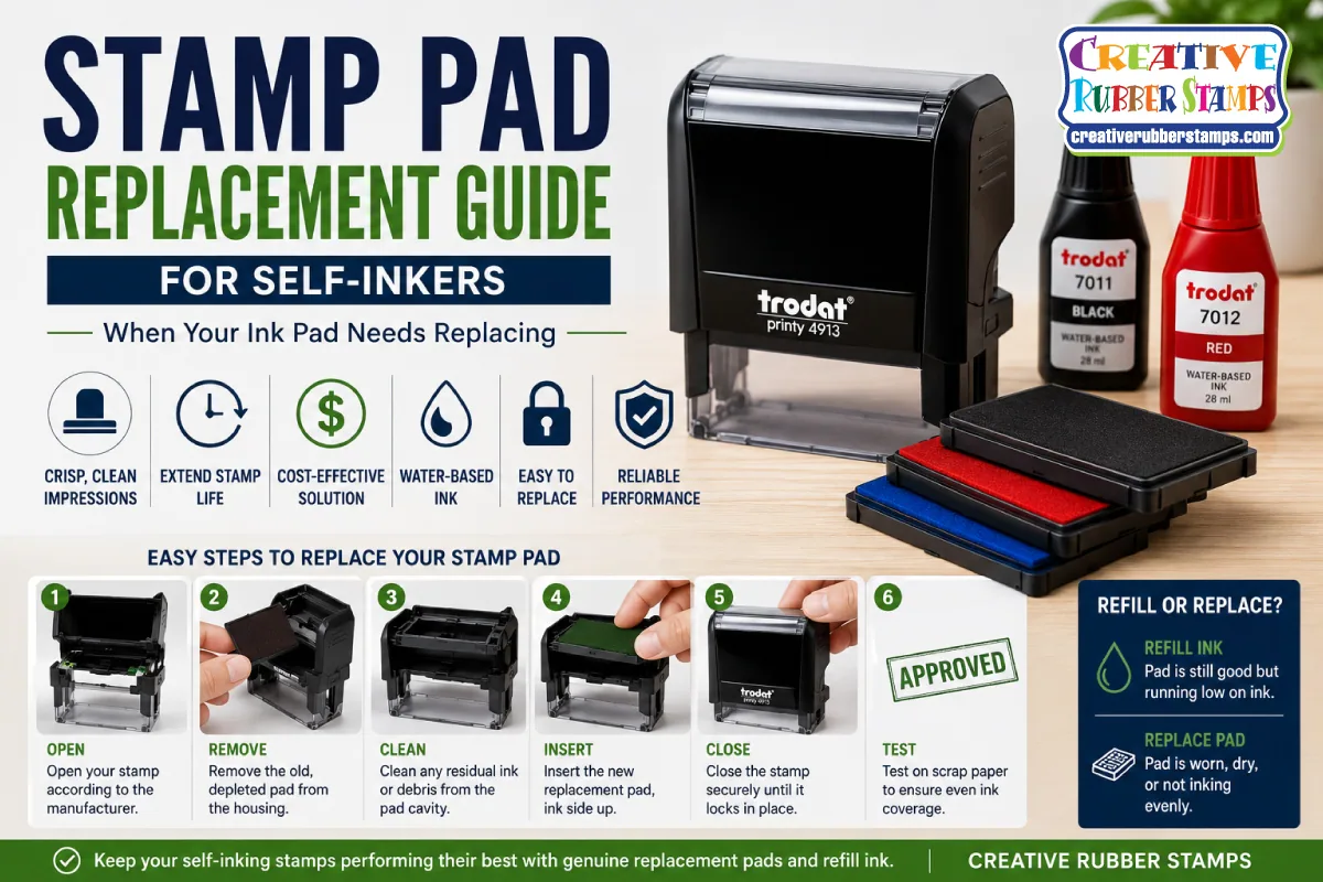 Stamp Pad Replacement Guide for Self-Inkers
