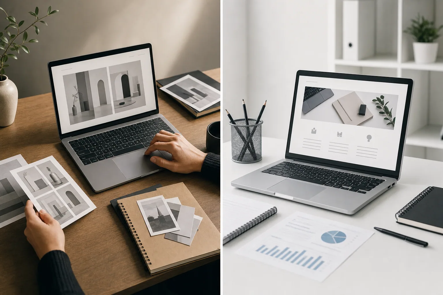 Website Images: Professional vs. Stock Photos