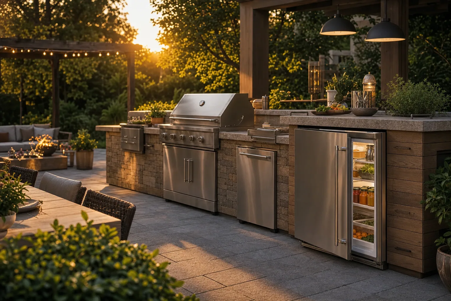 Outdoor Refrigerator Dimensions: Space Planning Guide