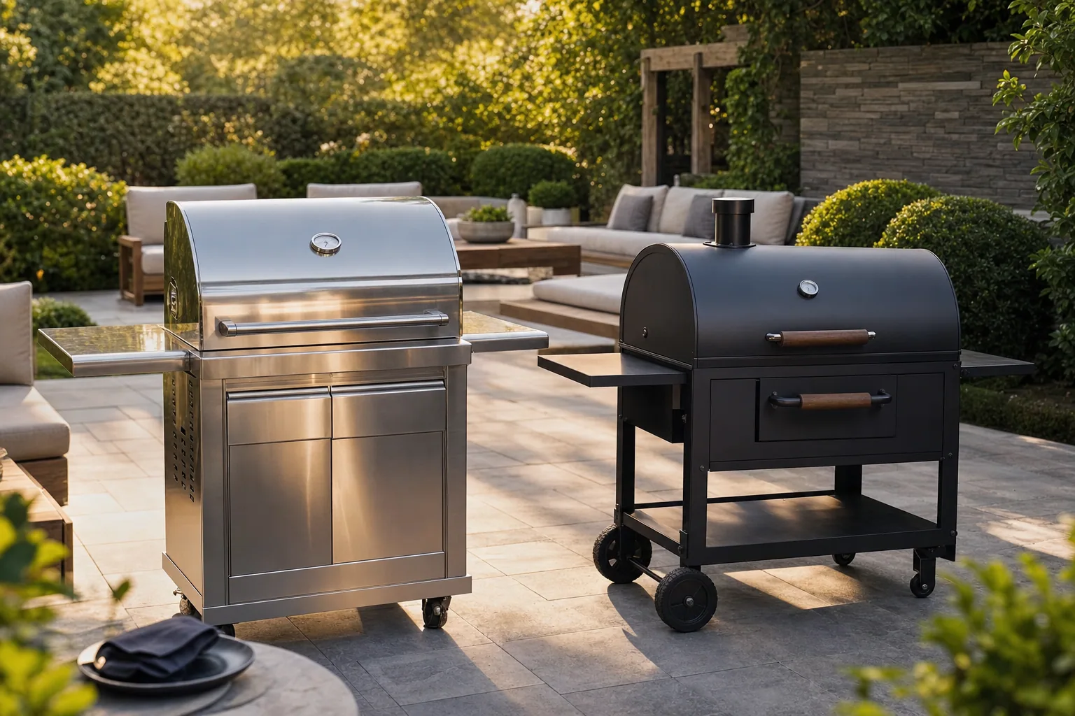 Stainless Steel vs Painted Grill Finishes