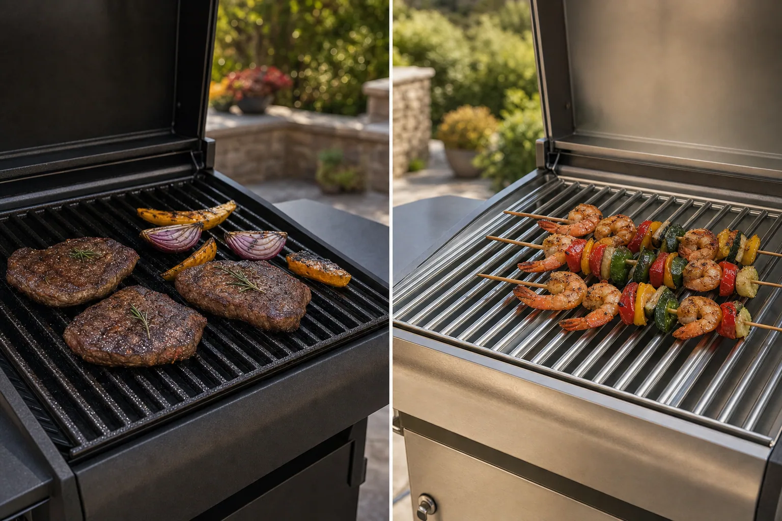 Cast Iron vs Stainless Steel Grill Grates