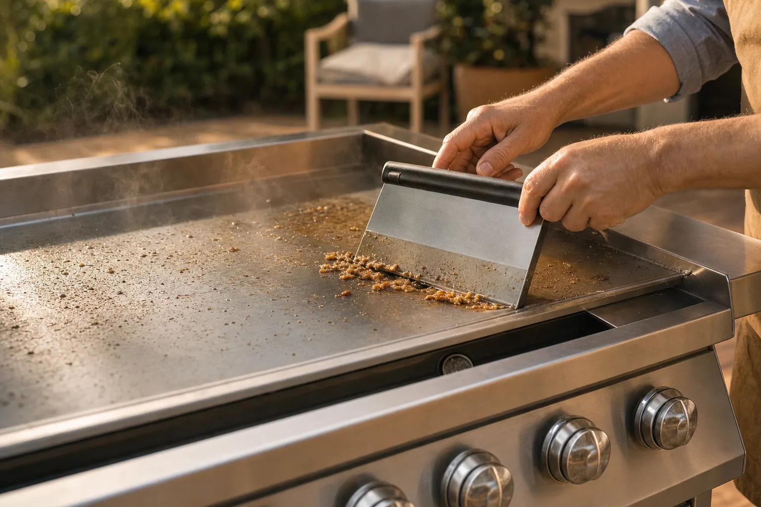 Outdoor Griddle Maintenance: Clean and Season Right