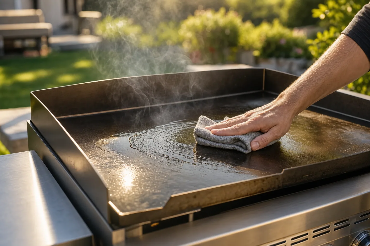 How to Season a New Outdoor Griddle
