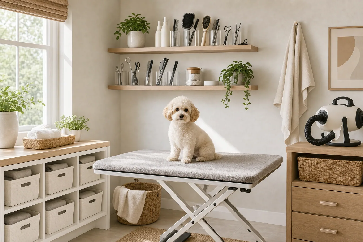 How to Set Up a Pet Grooming Station