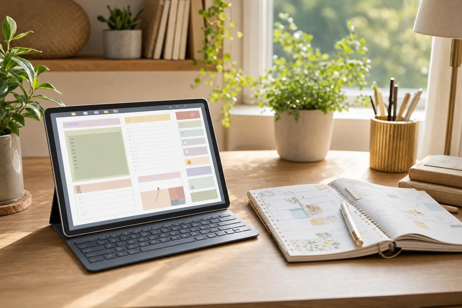 Digital Bundles vs Physical Planners for Home