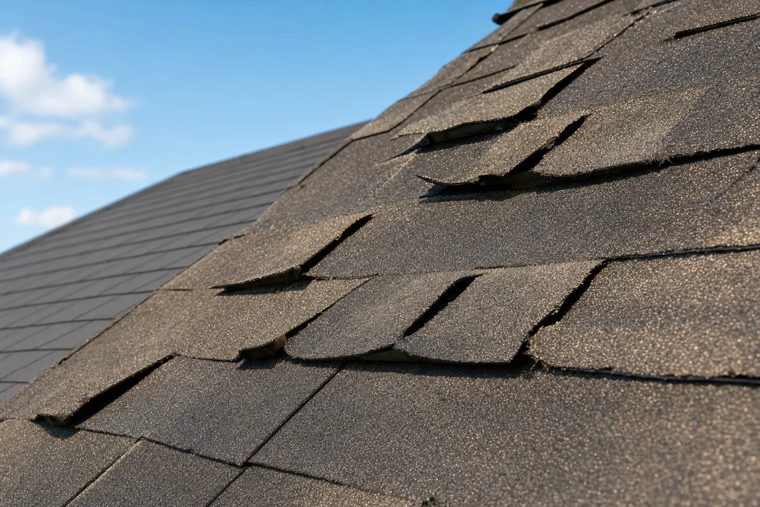 Shingles Curling or Buckling: What It Means