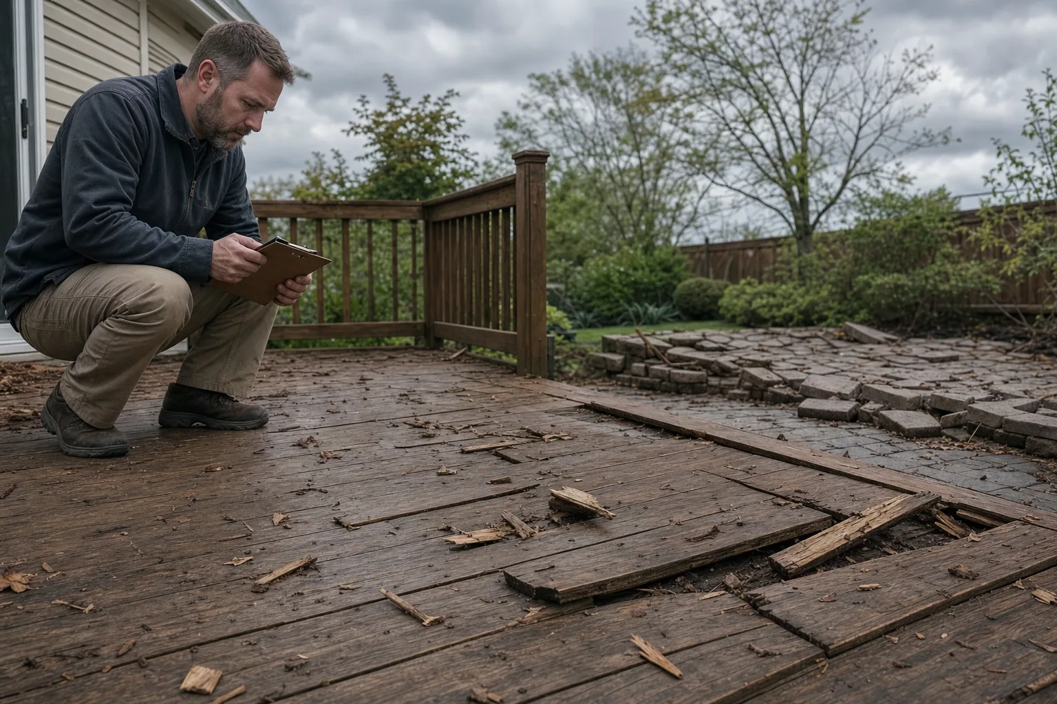 Deck and Patio Repair After Storm Damage