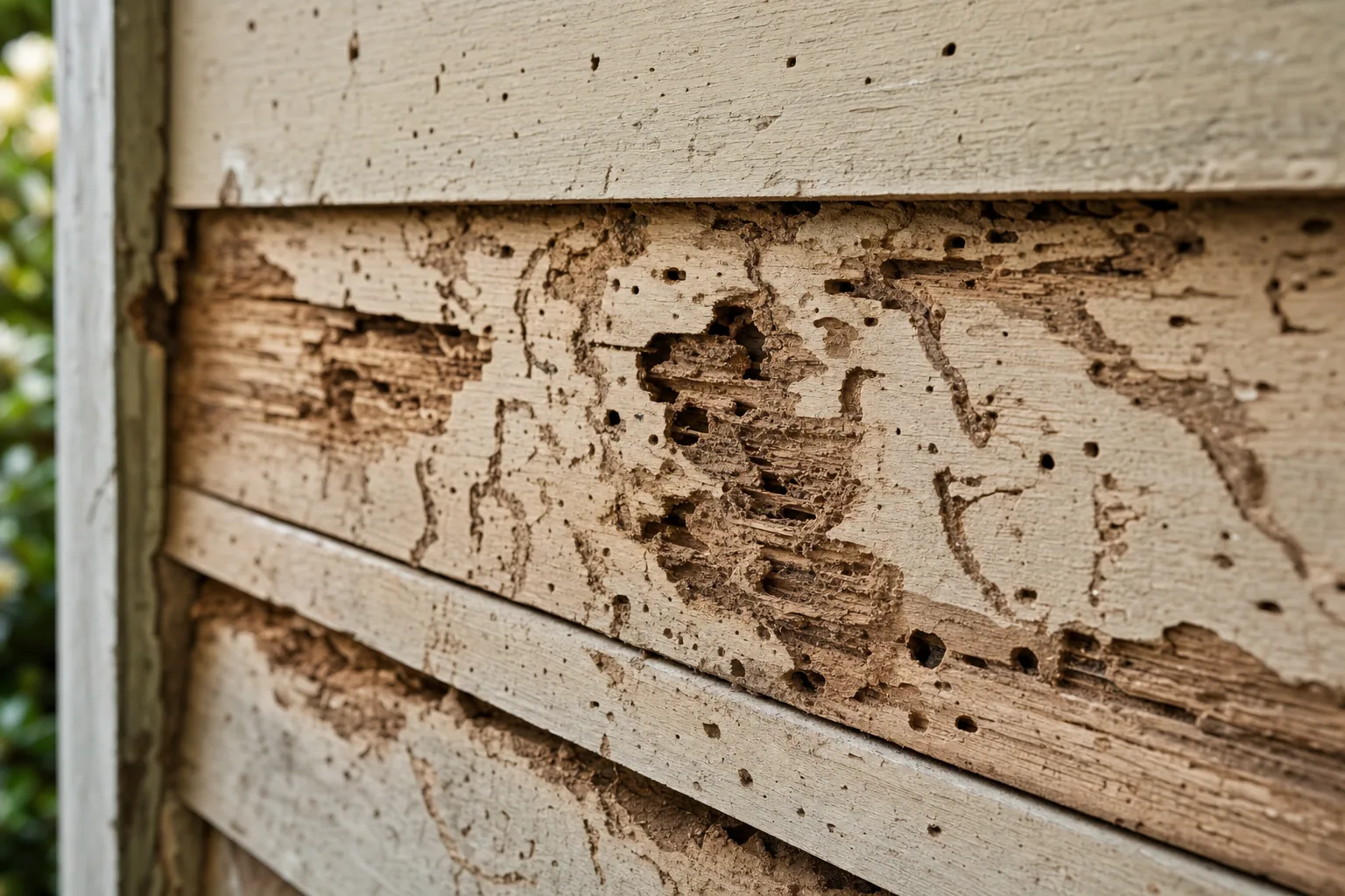 Signs of Termite and Insect Damage to Siding