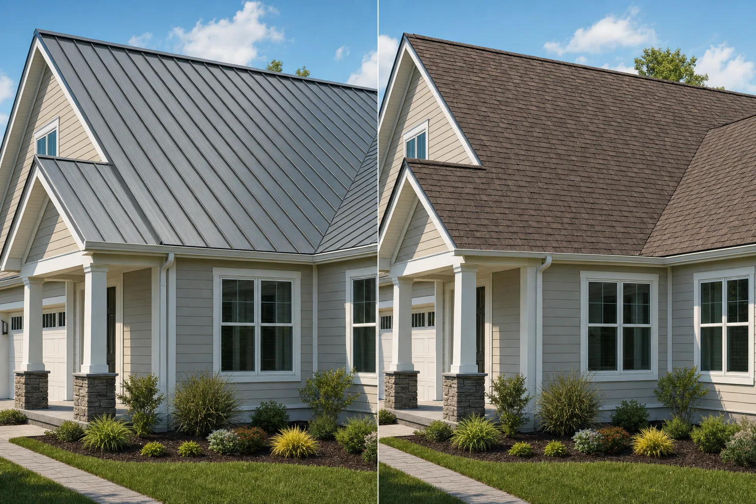 Metal vs. Asphalt Roofing: Pros and Cons