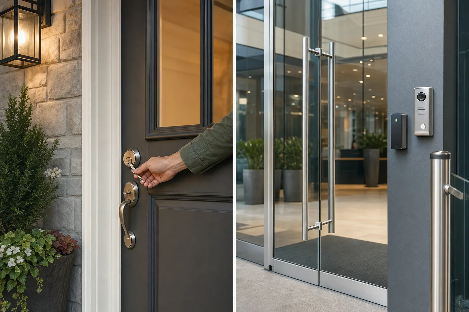 Residential vs Commercial Locksmith Services